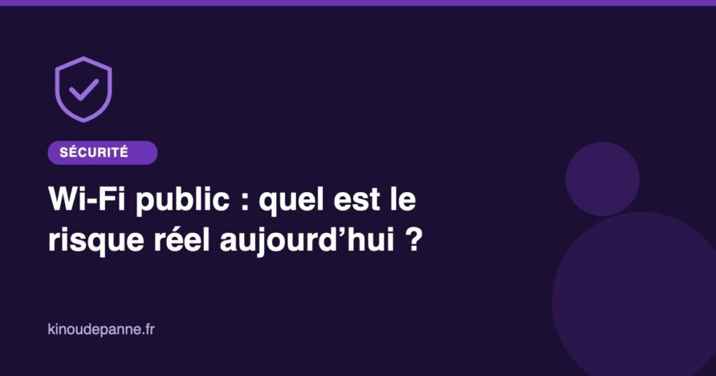 Wi-Fi public : quel est le risque réel aujourd'hui ?