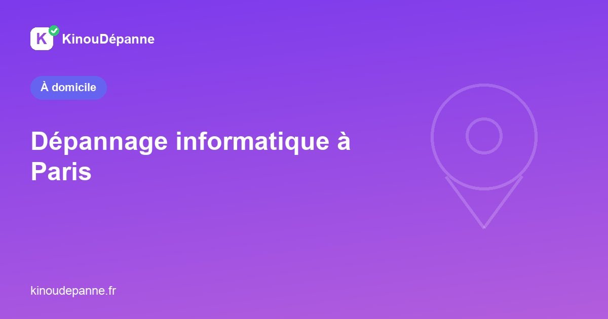 Dépannage informatique à Paris