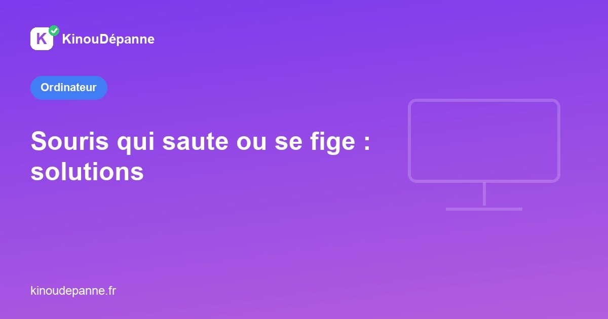 Souris qui saute ou se fige : causes et solutions